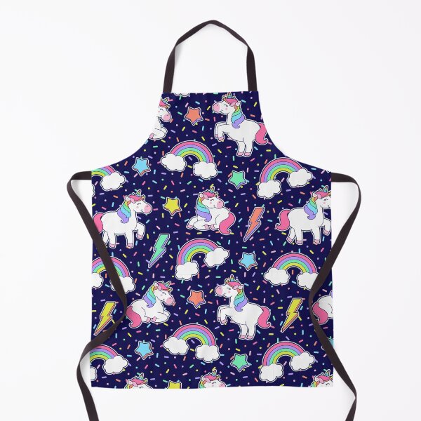 Item preview, Cute unicorn, rainbow, star, thunder seamless designed and sold by CatheriLove.