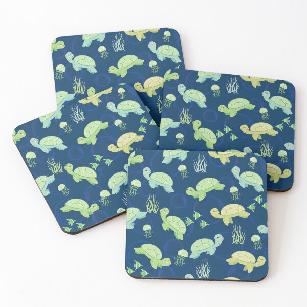 Item preview, Turtles Jellyfishes With Bubbles  designed and sold by CatheriLove.