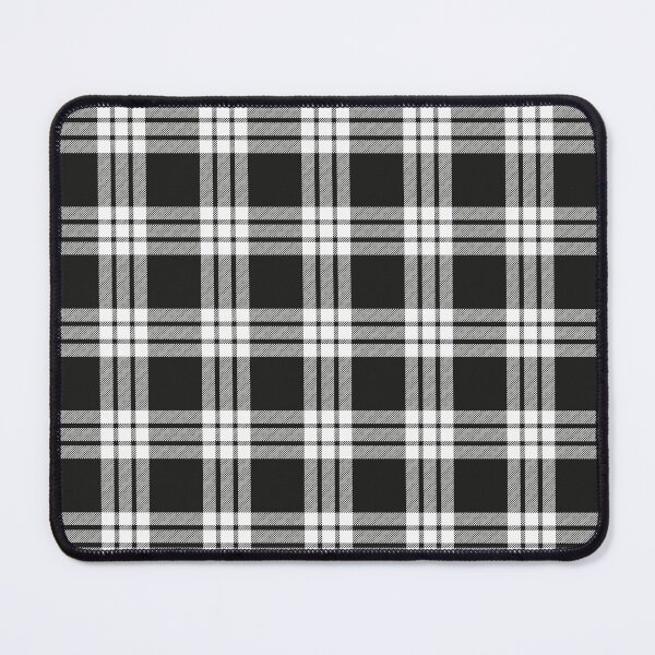 Item preview, MacFarlane Black and White Modern Tartan designed and sold by DiscoGypsyFish.