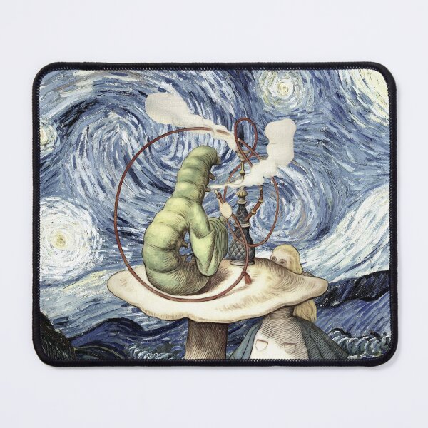 Item preview, Alice & The Caterpillar Starry Night - Alice In Wonderland designed and sold by maryedenoa.