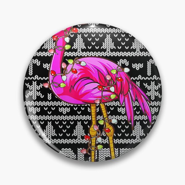 Item preview, Christmas Pink Flamingo Let's Get Flocked Up Funny Humor designed and sold by SethFrancis37.