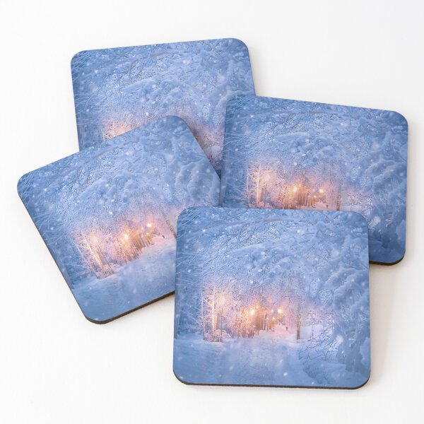 Item preview, Snowy evening designed and sold by Svetlana Korneliuk.