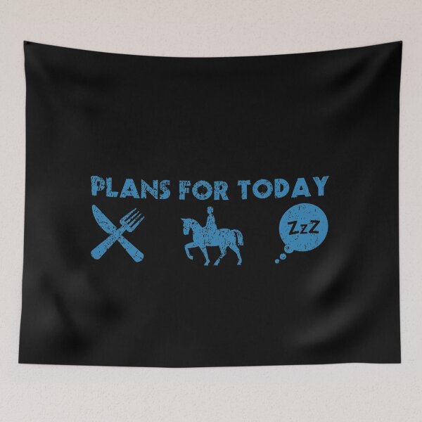Item preview, Planes para hoy comer dormir a caballo designed and sold by FurioInc.