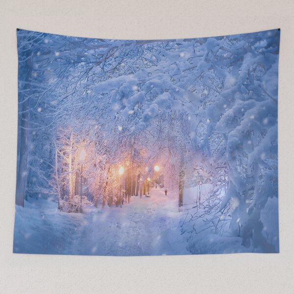Item preview, Snowy evening designed and sold by Svetlana Korneliuk.