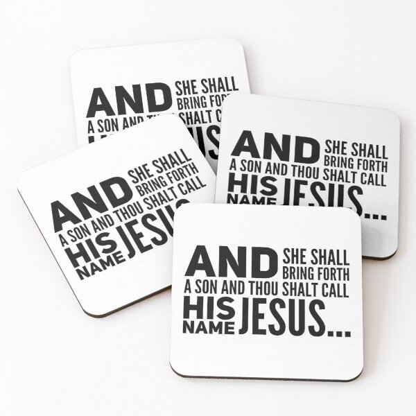 Item preview, And She Shall Bring Forth A Son... Matthew 1:21 designed and sold by VerseGifts.