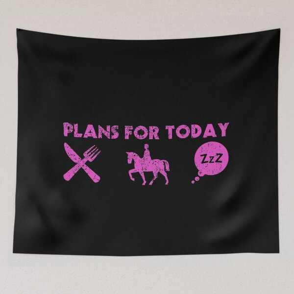 Item preview, Planes para hoy comer dormir a caballo designed and sold by FurioInc.