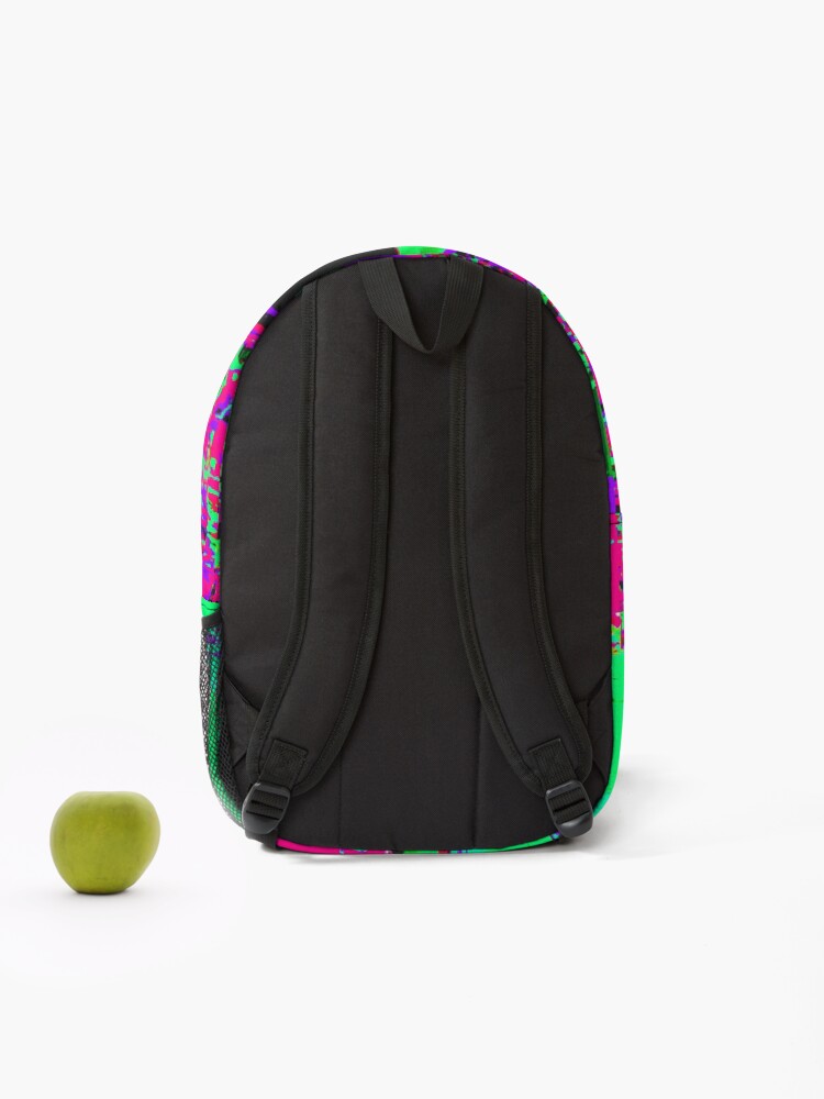 Thumbnail 2 of 3, Backpack, Laser waves designed and sold by OmegaRedFan.