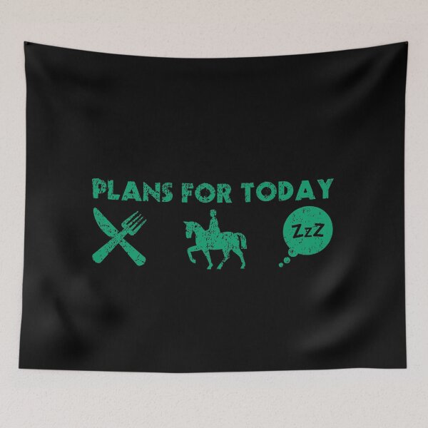 Item preview, Planes para hoy comer dormir a caballo designed and sold by FurioInc.