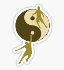 Pegatina Baloncesto Yin y Yang