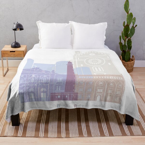Item preview, BARI SKYLINE POSTER PASTEL designed and sold by paulrommer.