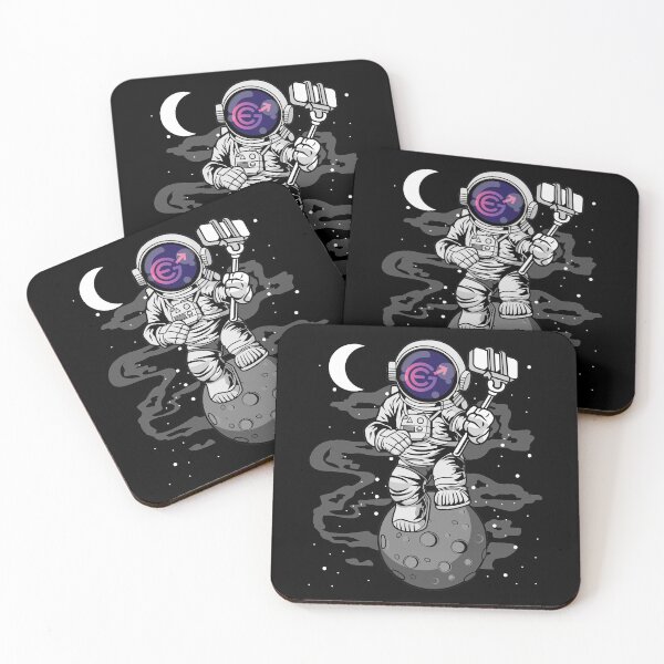 Item preview, Astronaut Selfie Evergrow EGC Coin To The Moon Crypto Token Cryptocurrency Blockchain Wallet designed and sold by AriellaGross.