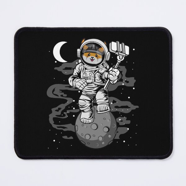 Item preview, Astronaut Selfie Floki Inu Coin To The Moon Crypto Token Floki Army Cryptocurrency Blockchain Wallet designed and sold by AriellaGross.