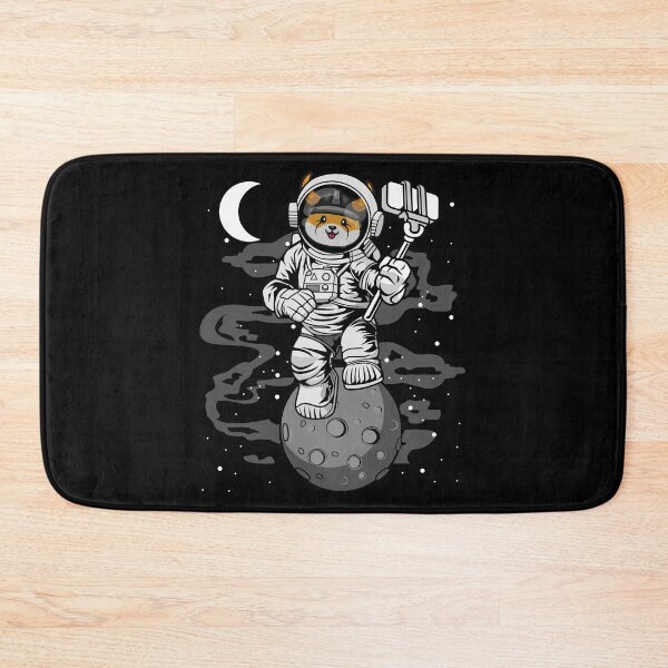 Item preview, Astronaut Selfie Floki Inu Coin To The Moon Crypto Token Floki Army Cryptocurrency Blockchain Wallet designed and sold by AriellaGross.