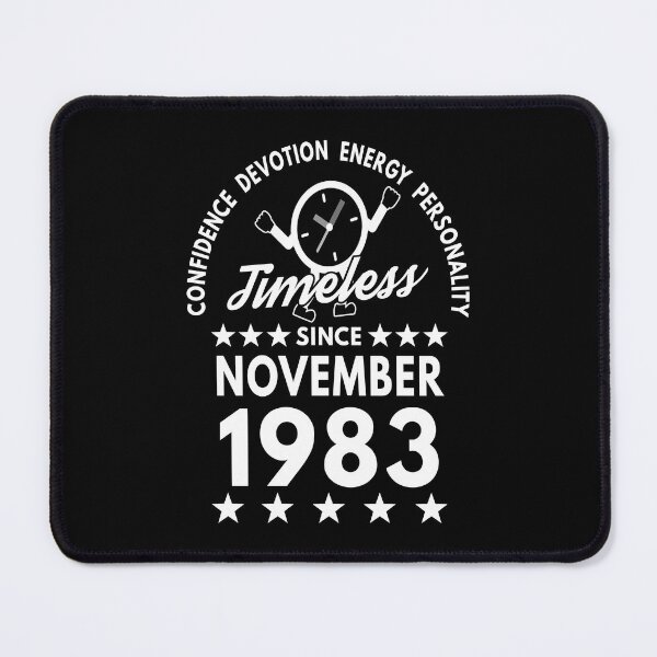 Item preview, November Birthday Timeless Person - 1983 - White Text designed and sold by MoonsmileProd.