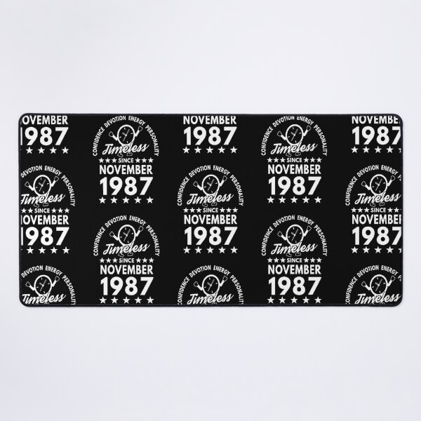 Item preview, November Birthday Timeless Person - 1987 - White Text designed and sold by MoonsmileProd.