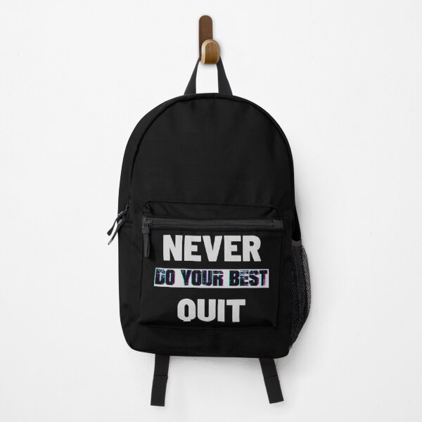 Item preview, Never do your best quit black&white designed and sold by joliartmedia.