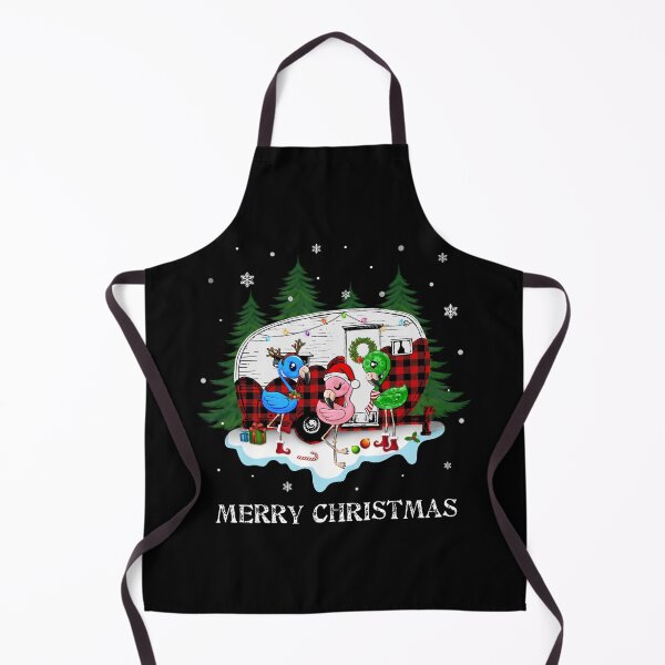 Item preview, Cute Flamingo Christmas Camping Hippie Santa Flamingoes Merry Xmas designed and sold by tuanitus.