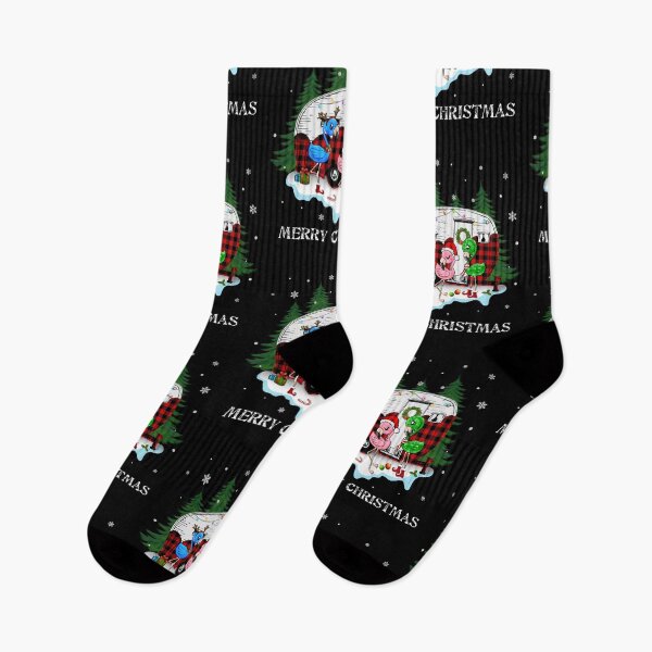 Item preview, Cute Flamingo Christmas Camping Hippie Santa Flamingoes Merry Xmas designed and sold by tuanitus.