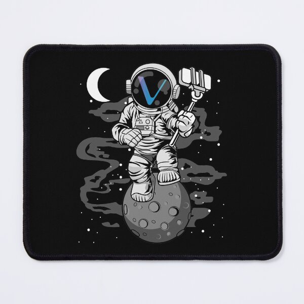 Item preview, Astronaut Selfie Vechain VET Coin To The Moon Crypto Token Cryptocurrency Blockchain Wallet designed and sold by AriellaGross.