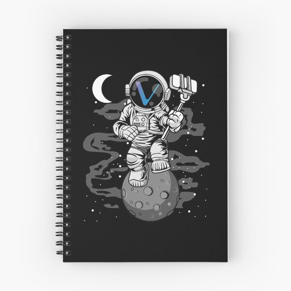 Item preview, Astronaut Selfie Vechain VET Coin To The Moon Crypto Token Cryptocurrency Blockchain Wallet designed and sold by AriellaGross.