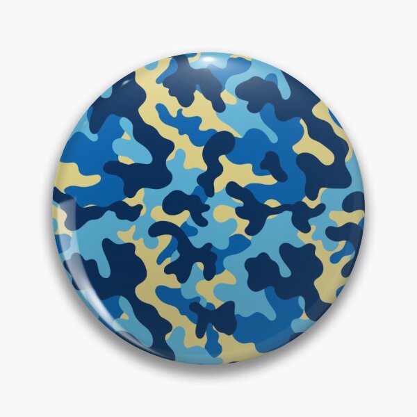 Item preview, Camouflage Pattern - Blue & Yellow 2 designed and sold by SoulArtLove.