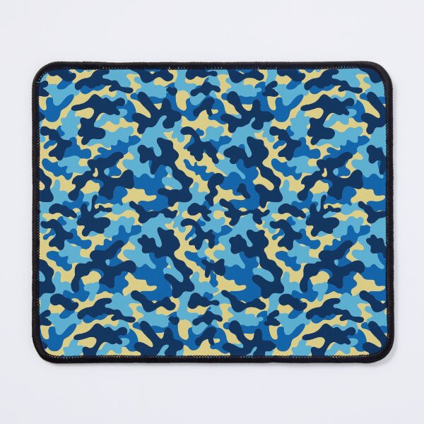 Item preview, Camouflage Pattern - Blue & Yellow 2 designed and sold by SoulArtLove.