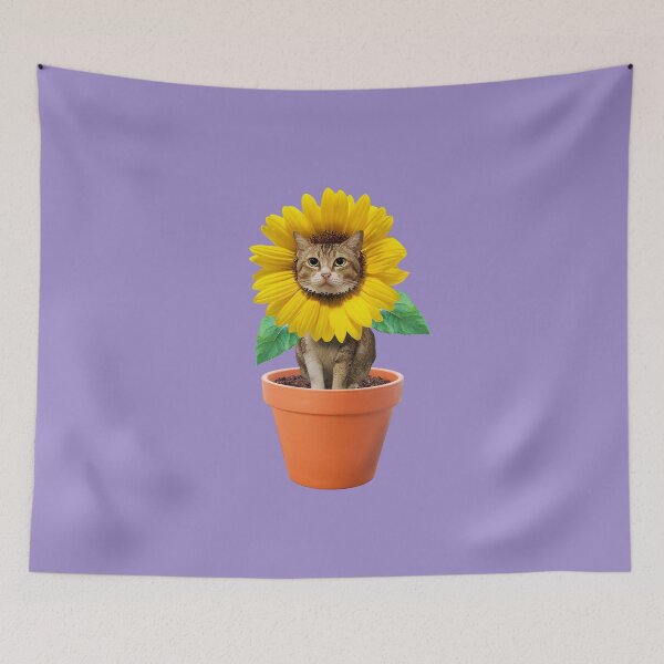 Item preview, Sunflower Kitty Cat designed and sold by leBoosh-Designs.
