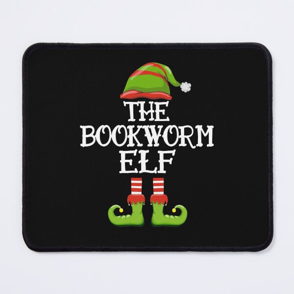 Item preview, The Bookworm Elf Book Reading Lover Santa's Helper Funny Christmas Pajama Party designed and sold by alenaz.
