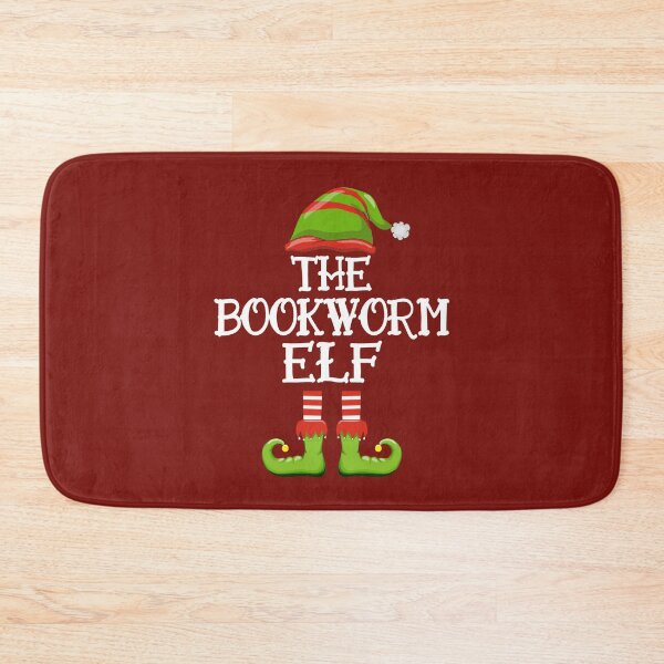 Item preview, The Bookworm Elf Book Reading Lover Santa's Helper Funny Christmas Pajama Party designed and sold by alenaz.