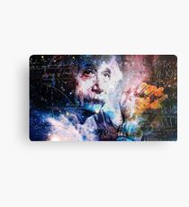 Albert Einstein Metalldruck