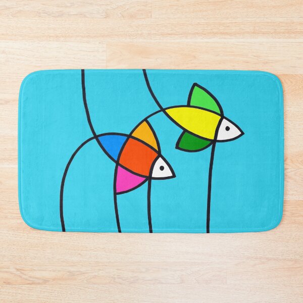 Item preview, Two Swimming Fish - Colors designed and sold by Istvan Ocztos.