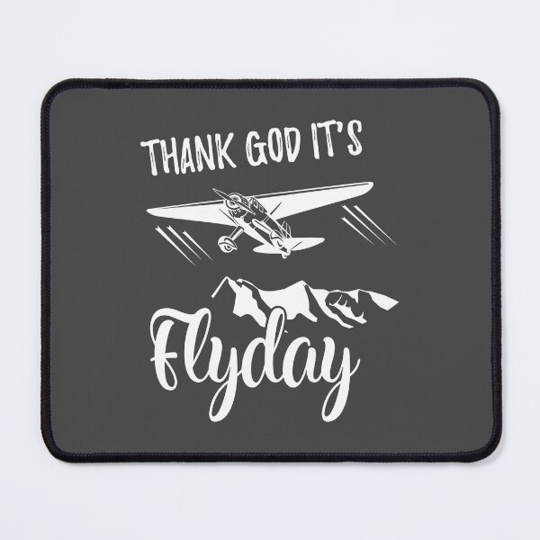 Item preview, Thank God It's Flyday Funny Aviaiton Design Shirt Plane Pilot Gift designed and sold by stearman.
