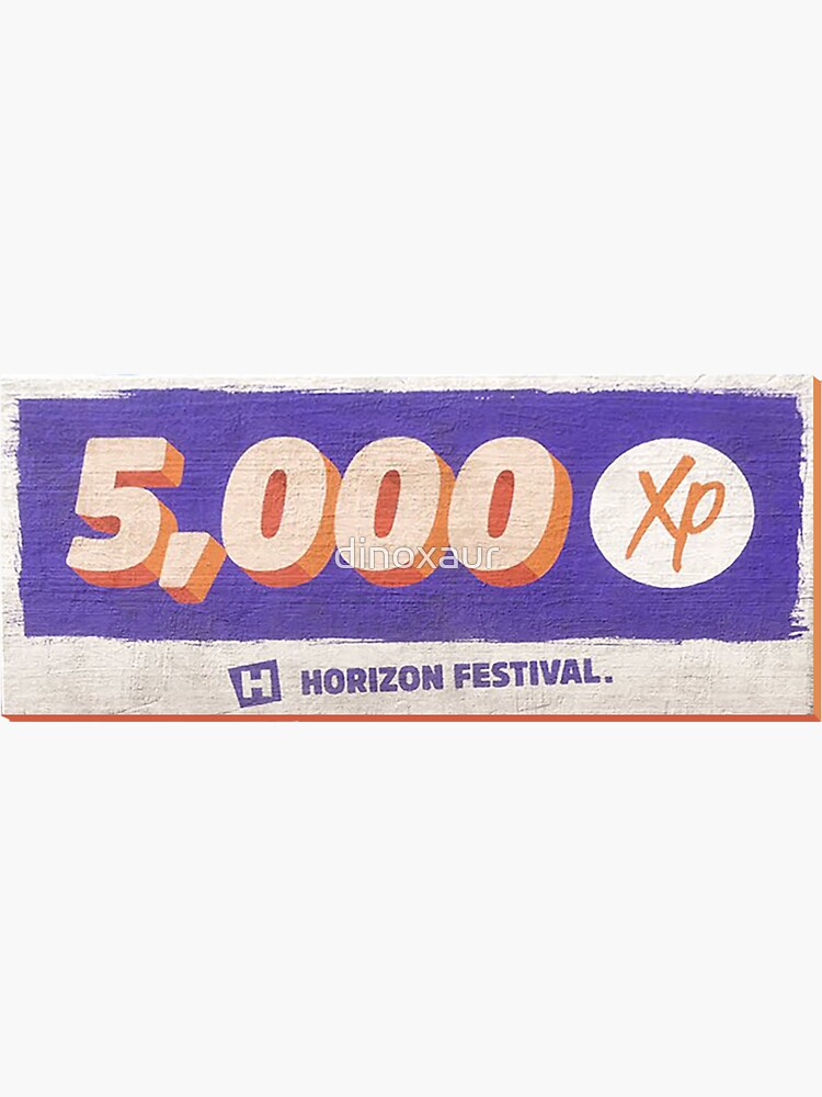 "Forza Horizon 5 XP Board FH5" Sticker for Sale by dinoxaur Redbubble