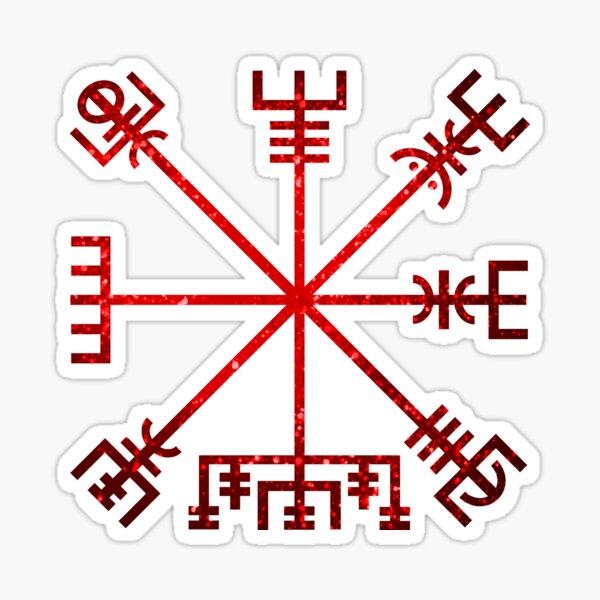 Item preview, Vegvisir - Red designed and sold by galaxystuff.