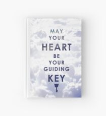 Cuaderno de tapa dura Que tu corazón sea tu llave guía - Versión de fondo