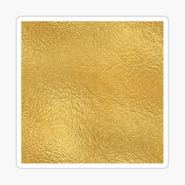 A shimmering composition like gold foil Sticker