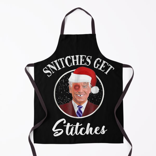 Item preview, Santa Joe Biden Snitches Get Stitches Christmas Ugly designed and sold by Mark0234.