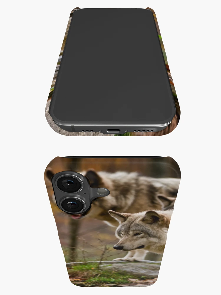 Thumbnail 3 of 4, iPhone Case, Timber Wolves designed and sold by WolvesOnly.