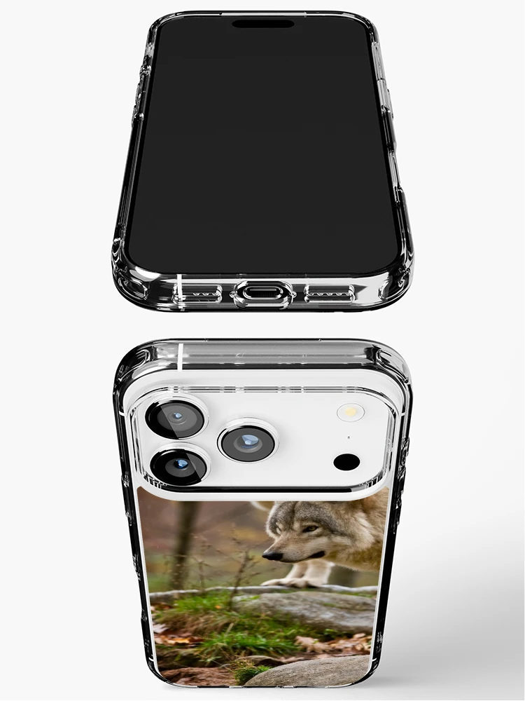 Thumbnail 3 of 5, iPhone Case, Timber Wolves designed and sold by WolvesOnly.