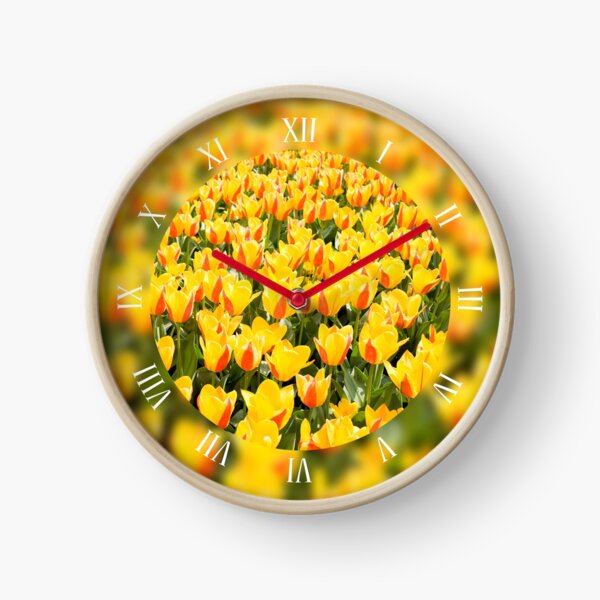 Item preview, Plenty yellow and red tulips field designed and sold by Arletta Cwalina.