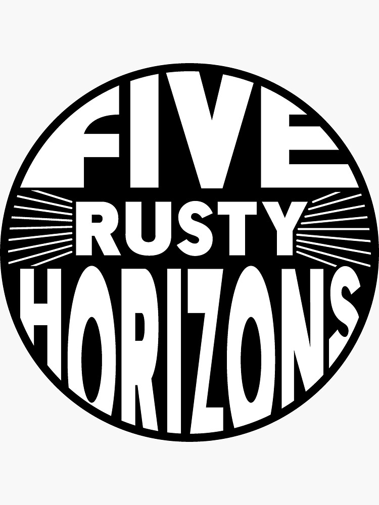 Thumbnail 3 of 3, Sticker, FRH Round Logo designed and sold by FiveRustyStore.