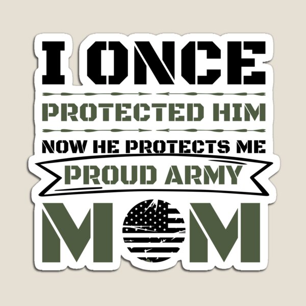 Item preview, I Once Protected Him Now He Protects Me, Army Mom, Proud Army Mom, Military Mom, Gift for Army Mom  designed and sold by Beinfashion.