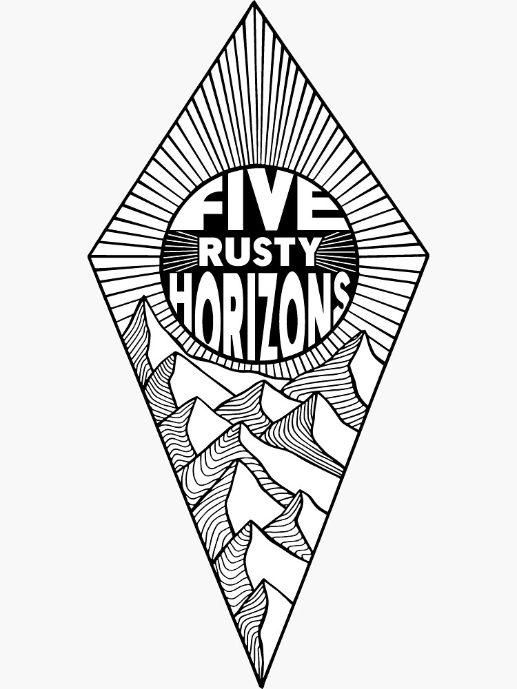 Thumbnail 3 of 3, Sticker, FRH Diamond Logo designed and sold by FiveRustyStore.