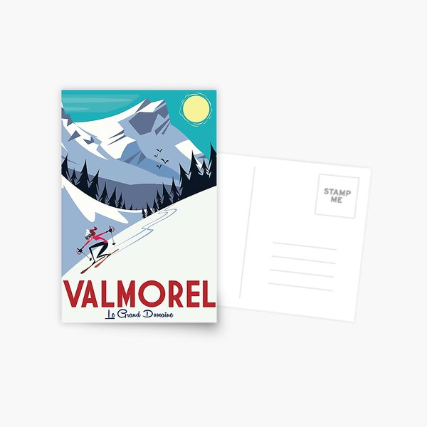 Item preview, Valmorel ski poster designed and sold by GAGodel.