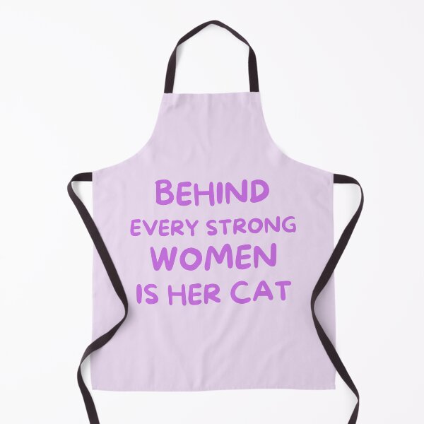 Item preview, Behind Every Strong Woman Is Her Cat In Purple For Empower Cat Lover Womens - Behind Every Strong Woman Is Her Cat designed and sold by lodarohit.