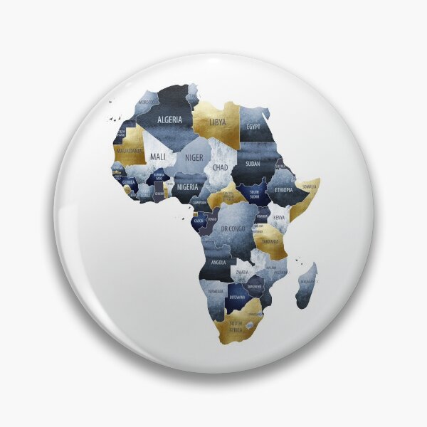 Artikelvorschau, Karte von Afrika entworfen und verkauft von UrbanEpiphany.