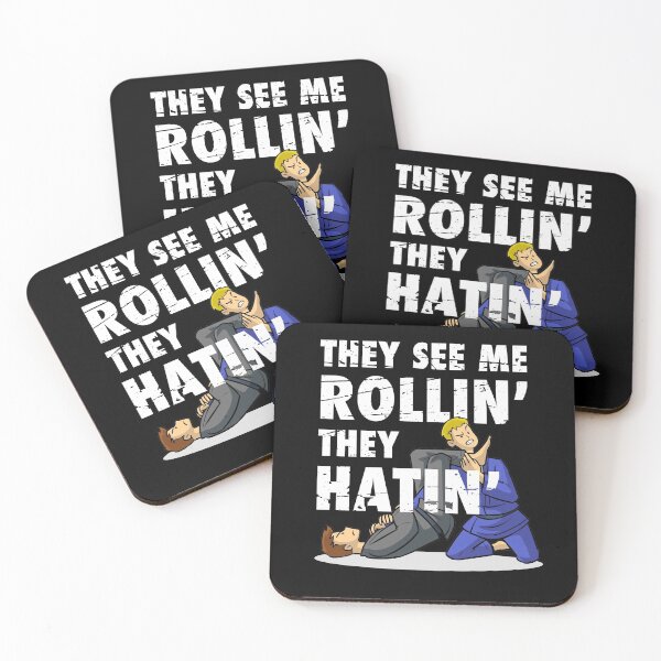 Item preview, They See Me Rollin They Hatin Brazilian Jiu Jitsu designed and sold by SuperFreshArt.