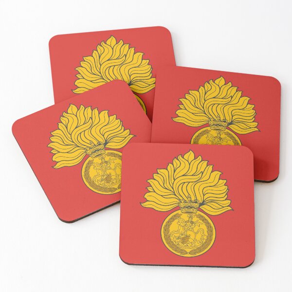 free postage. coasters SLR pack of 4 Royal Regiment of Fusiliers 