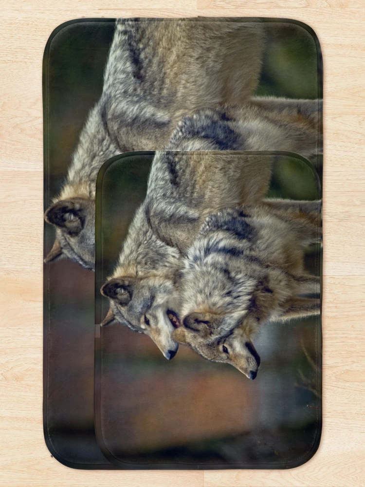 Thumbnail 5 of 6, Bath Mat, Timber Wolves designed and sold by WolvesOnly.