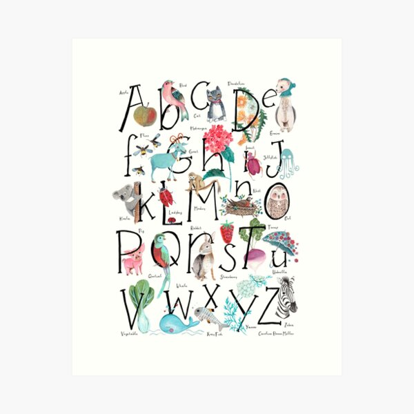 Item preview, Animal kids ABC alphabet  designed and sold by Caroline Bonne Müller.